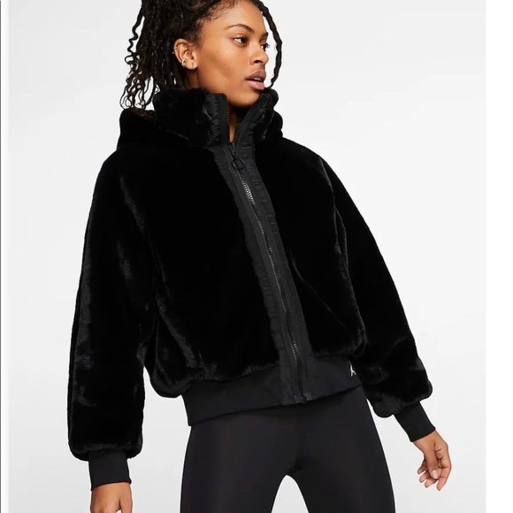 Air Jordan reversible fur tech Bomber